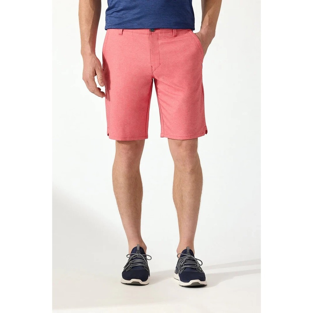 Tommy Bahama On Par IslandZone Golf Shorts in New Red‎ Sail Men 38x8 NWT $110